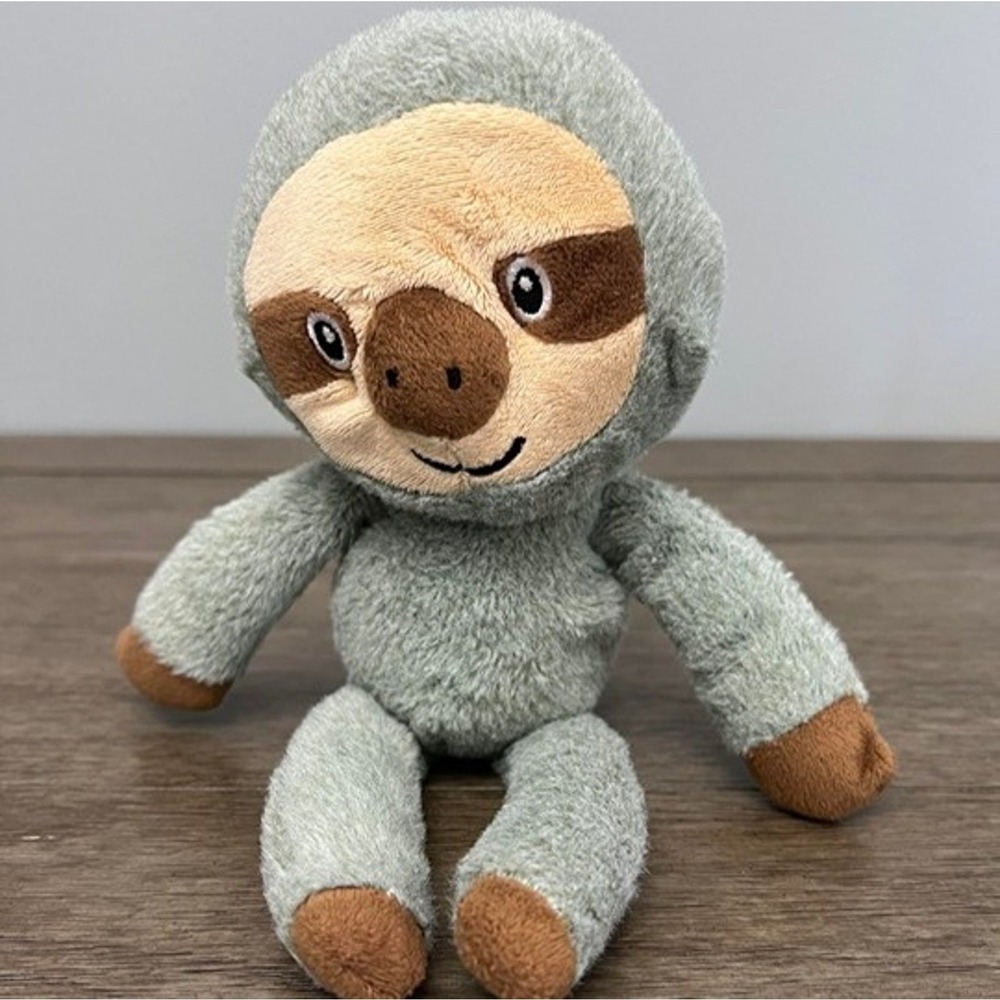 Walmart Grey Sloth Plush Stuffed Animal Small Soft Toy